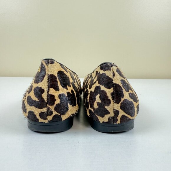 Vionic Pointed Toe Leopard Flats - Picture 4 of 10